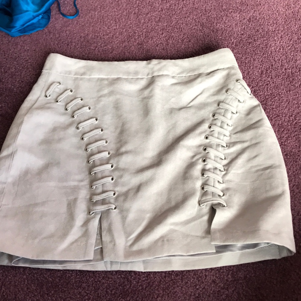 Gray skirt